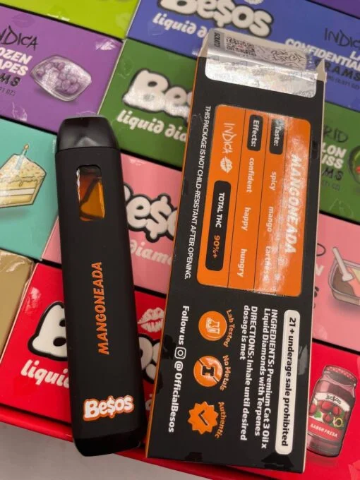 Besos disposable flavors